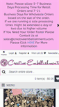 Mobile Screenshot of creativeembellishments.com